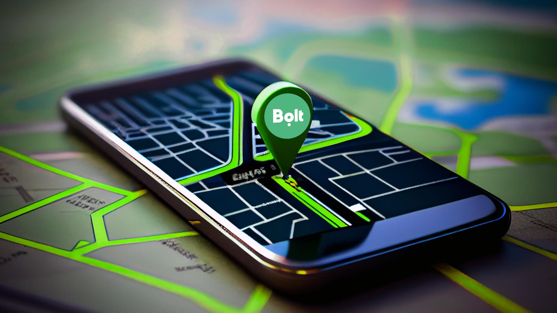 Bolt usług kierowców za pośrednictwem aplikacji