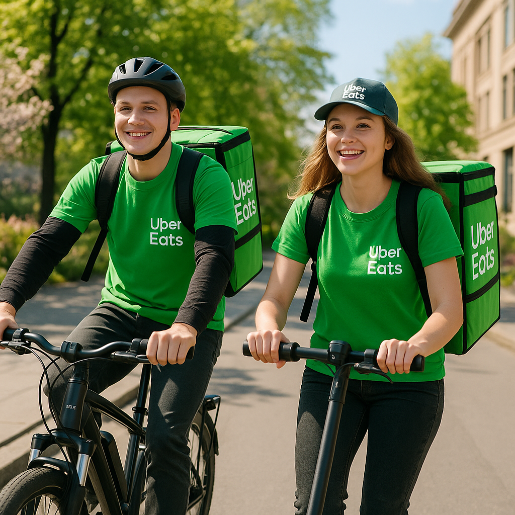Uber Eats w 13 nowych miastach: zadowoleni kurierzy
