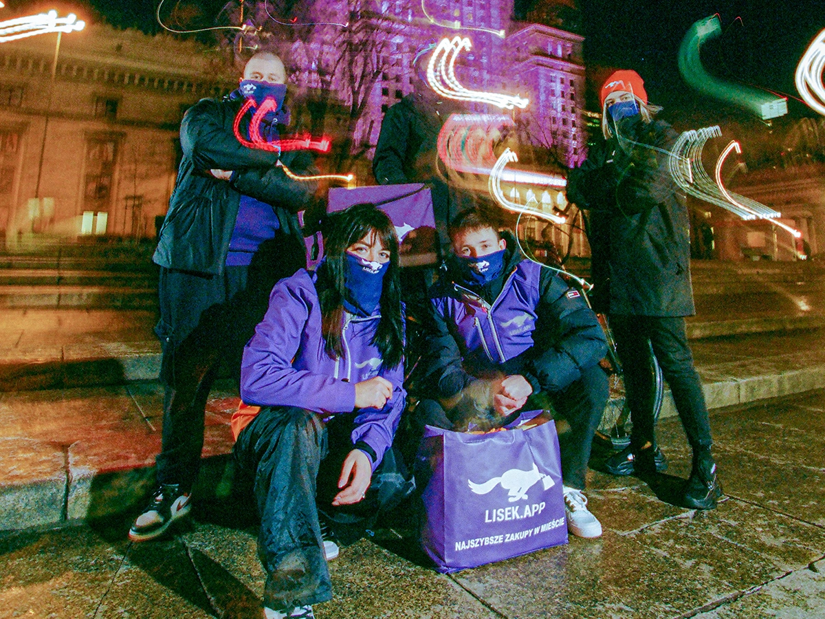 praca lisek.app: kurierzy