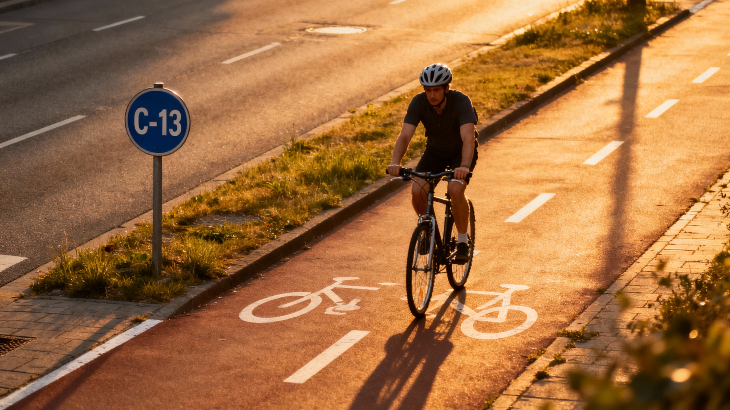 Znaki drogowe dla rowerzysty: ścieżka rowerowa