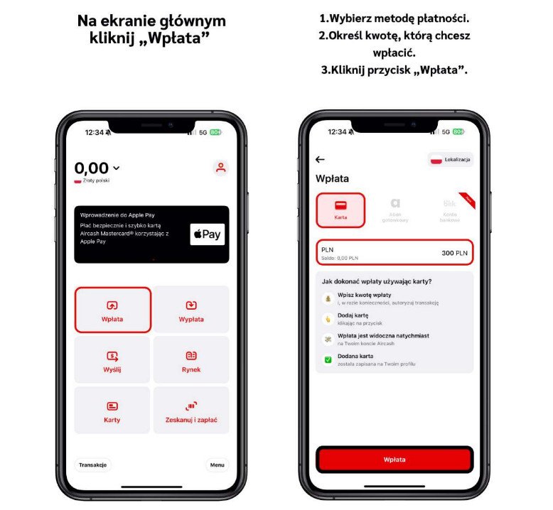 Praca w Wolt: aplikacja Air Cash
