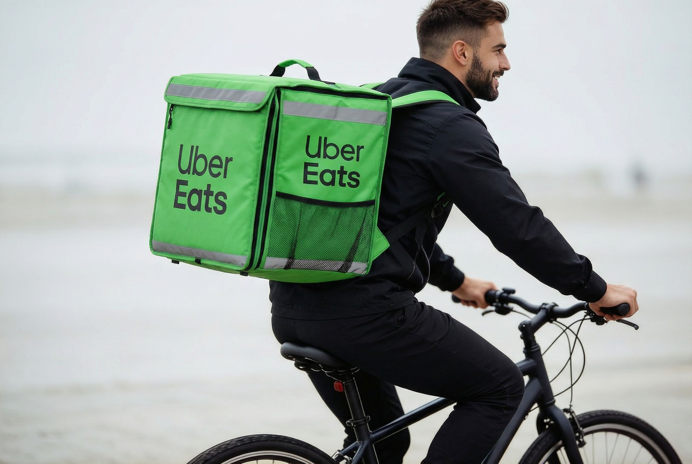 Робота в Uber Eats: кур'єр на велосипеді