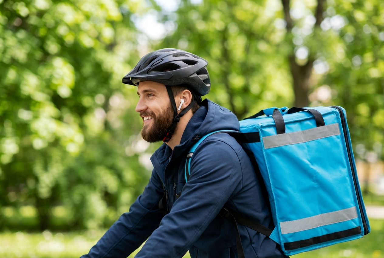 Wolt Gorzów Wielkopolski: kurier na rowerze