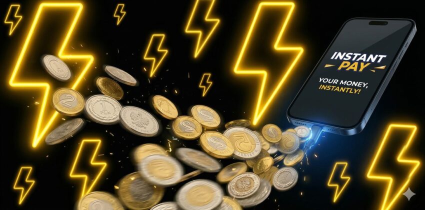 Quick cash instantly, in your account