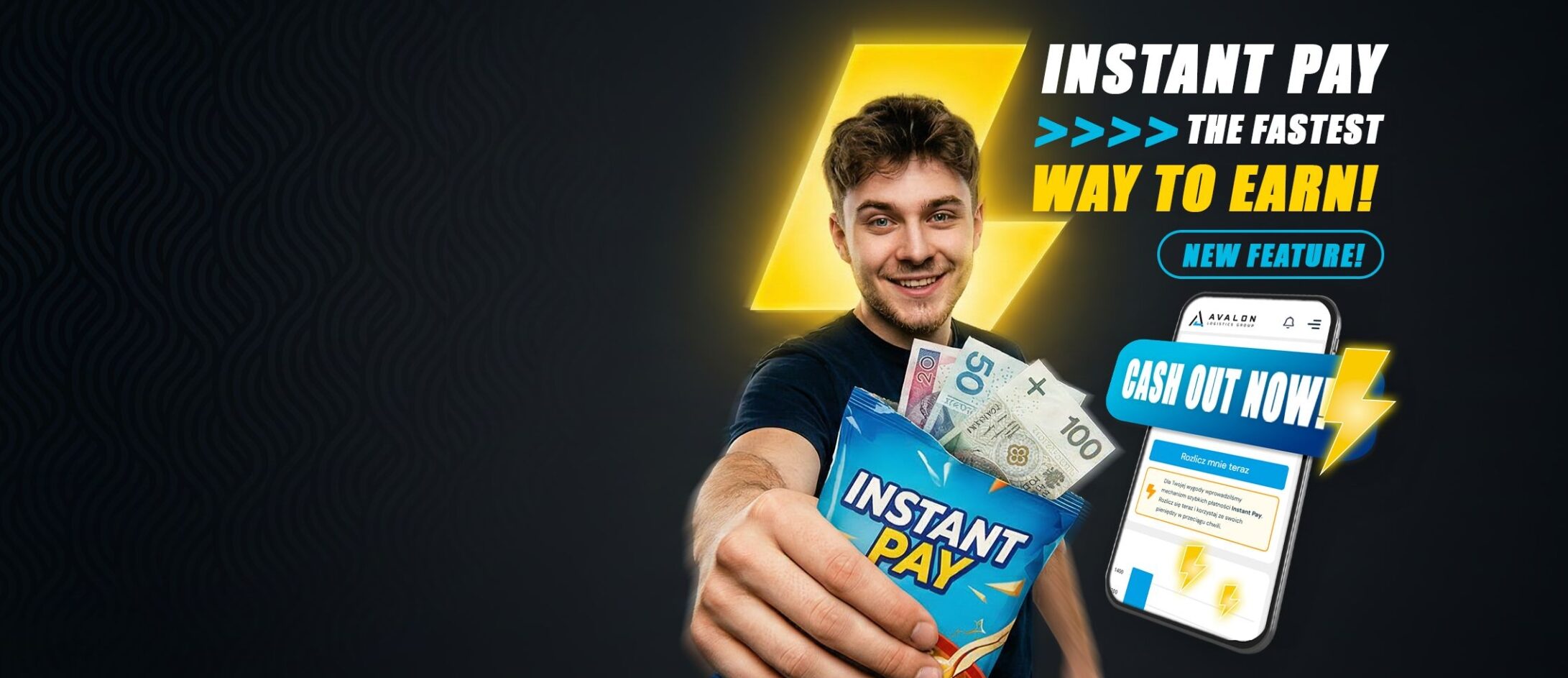 Part-time work: Instant Pay option – instant payouts